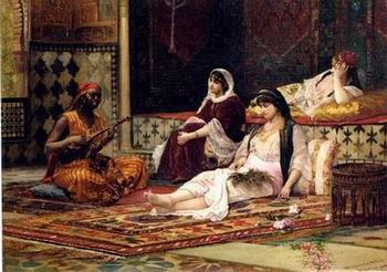 Arab or Arabic people and life. Orientalism oil paintings 158
